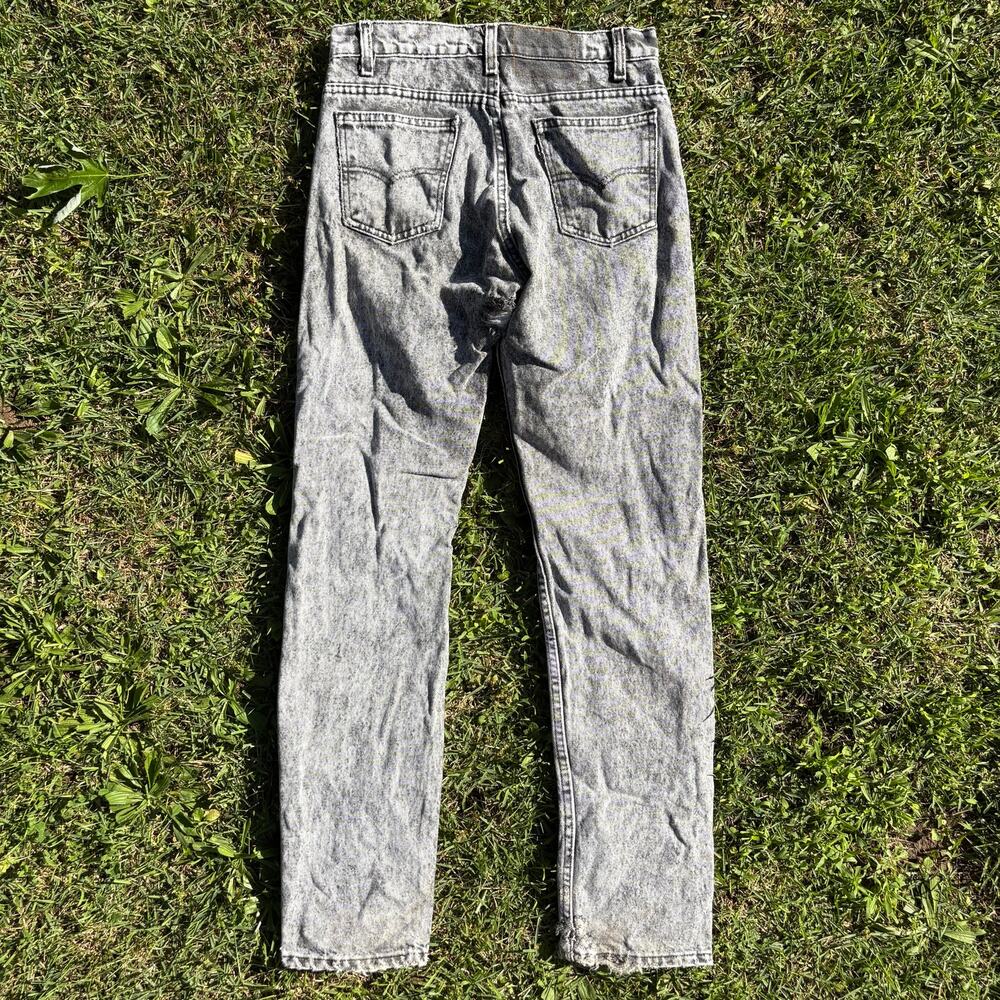 Vintage 1990's Levi's Acid Wash Gray Denim Jeans